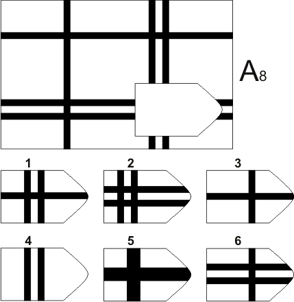 Рисунок 1 – Пример задания из теста Равена