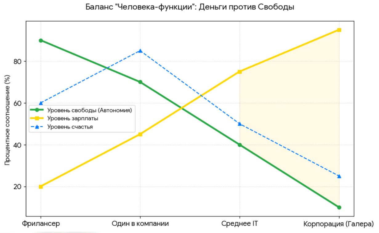 Рисунок 1 - Корреляция свободы и денег